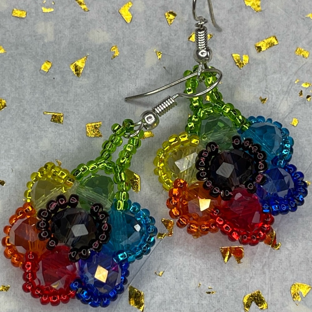 Artisan Earrings Multi color